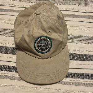 American Eagle White with blue insignia size is baseball cap
